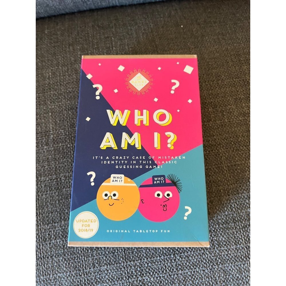 Professor Puzzle Who am I card game